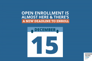 Open Enrollment Deadline is Dec. 15, 2017
