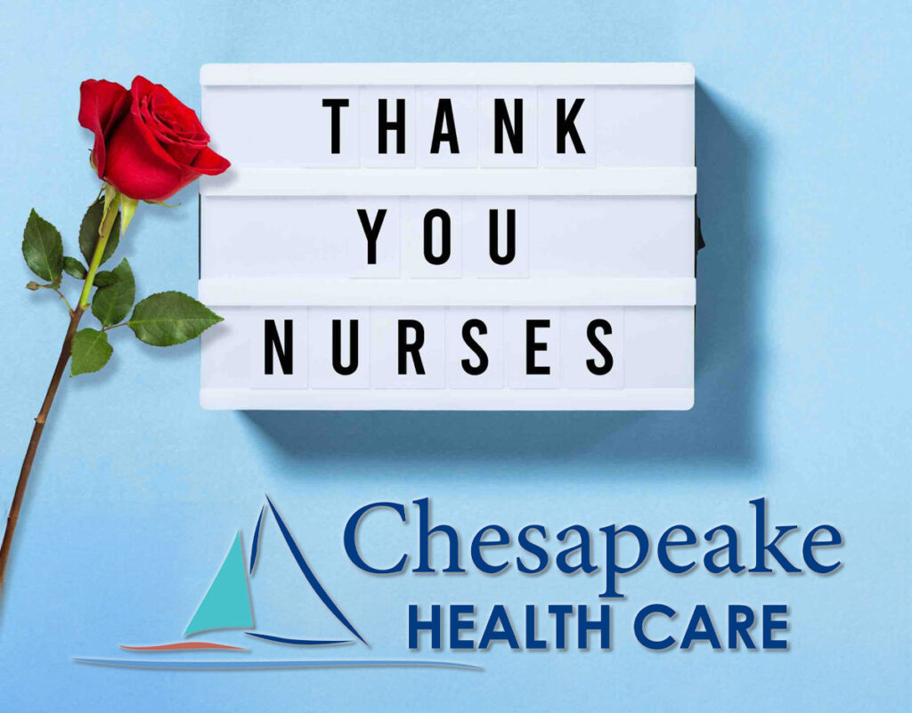 a sign that says thank you nurses and a red rose