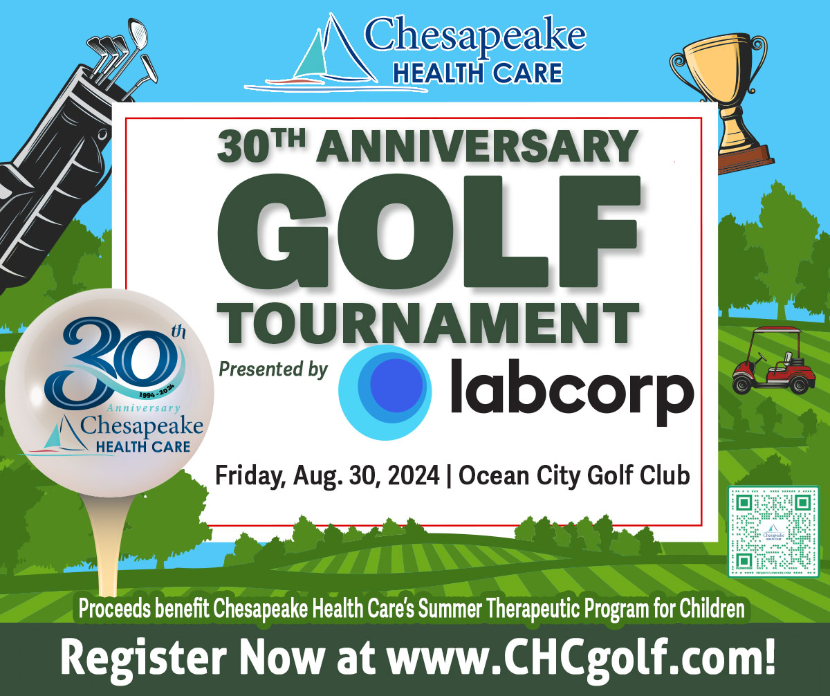 a poster for the 30th anniversary golf tournament