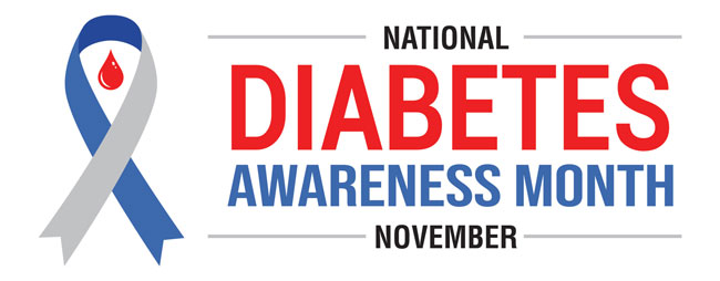the national diabetes awareness month logo