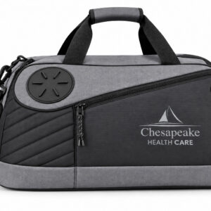 Black and gray sport bag